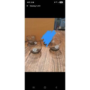 Vintage Atlanta Falcons Smoked Glass Tumblers Set of 3 – NFL Rocks Glasses 3.5"